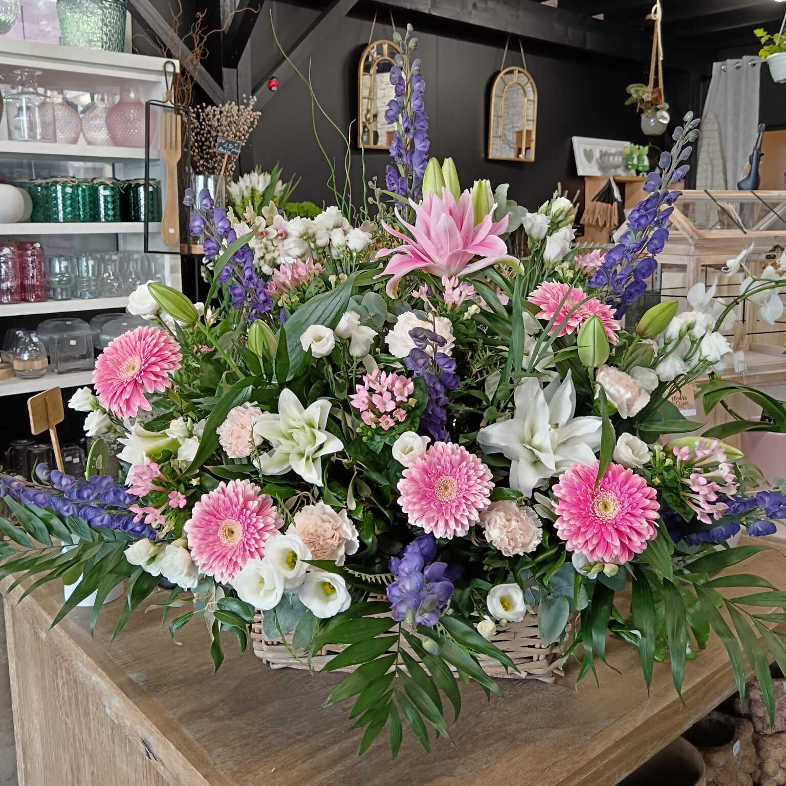fleurs deuil