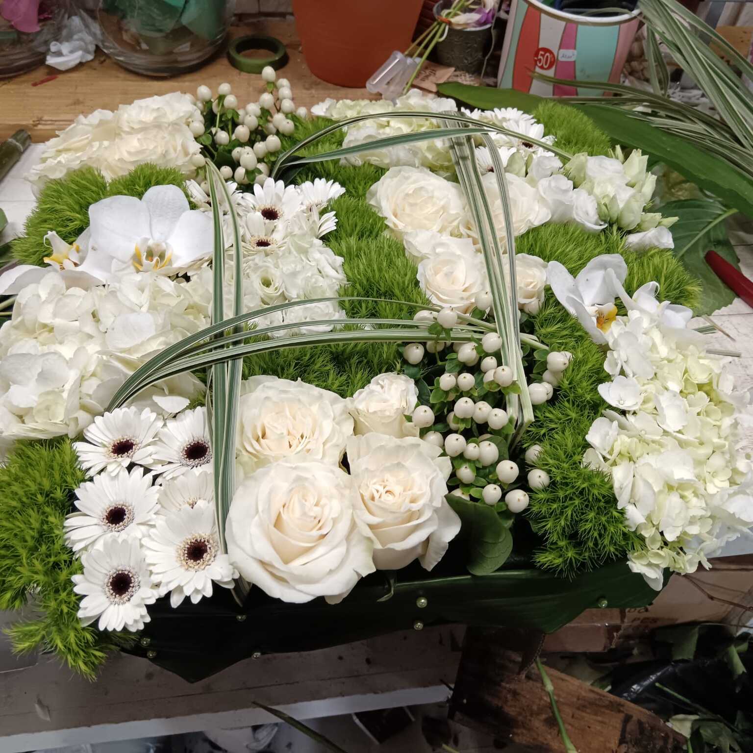 fleurs deuil